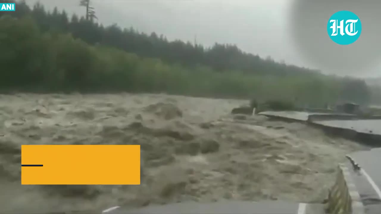 River Beas Wreaks Havoc In Himachal; Dramatic Footage Captures Devastation | Monsoon Fury