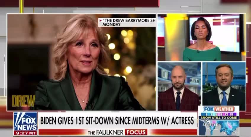 Fox news: Biden gives 1st sit-down since Mid-terms on the Drew Barrymore show
