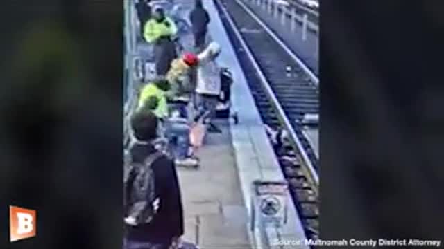 Portland Woman Shoves TODDLER Onto Train Tracks