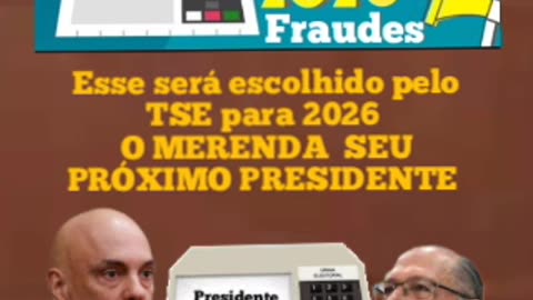 VAGA GARANTIDA : O TSE vai eleger o merenda para 2026