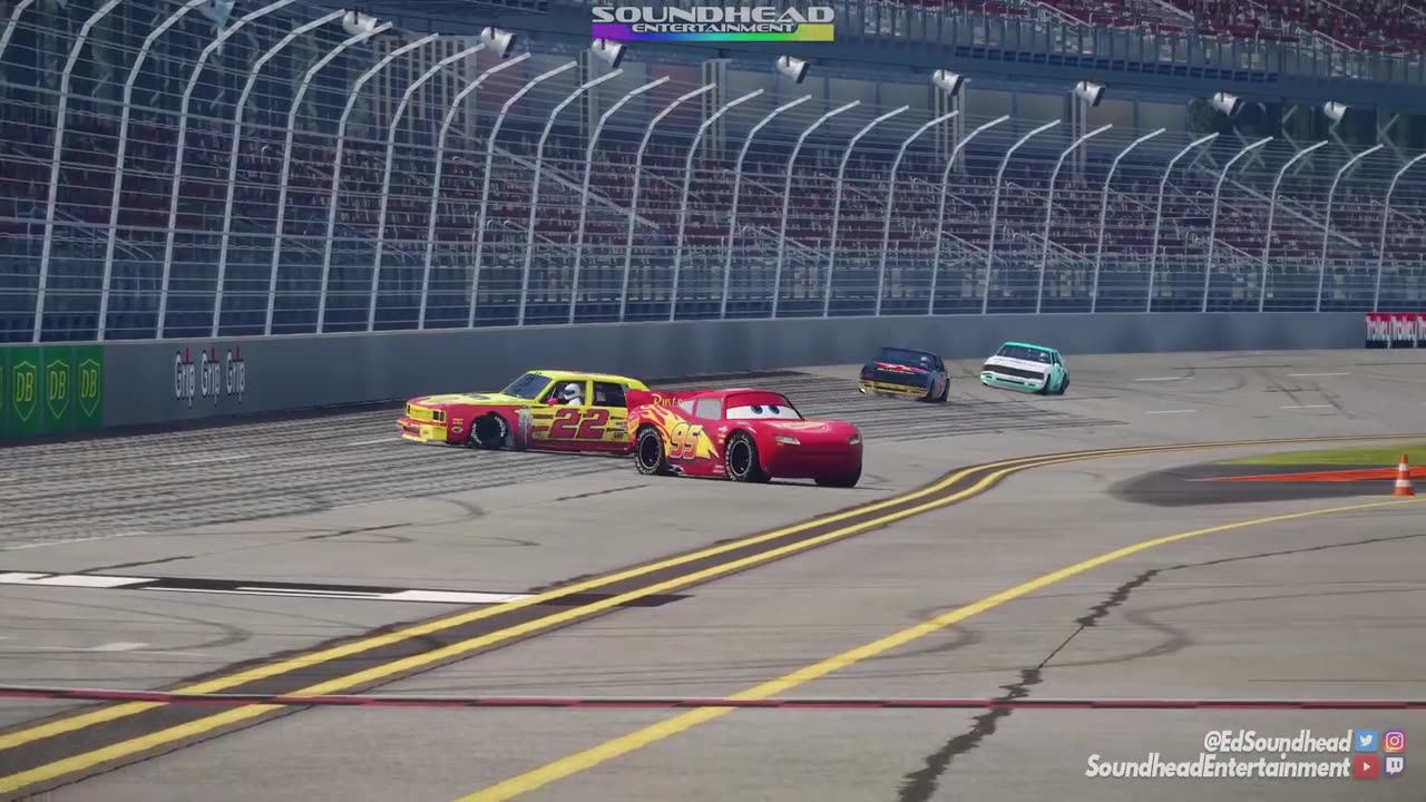 McQueen Returns to DEGA! _ Wreckfest NASCAR Legends