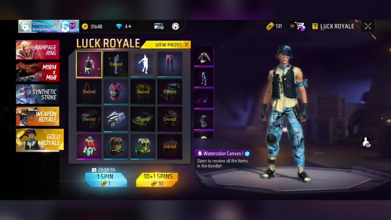 Lucky today