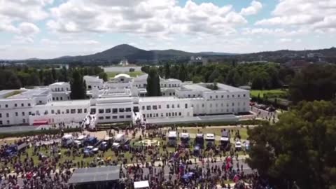 MAGNIFICENT scenes from outside the Australian Parliament in Canberra