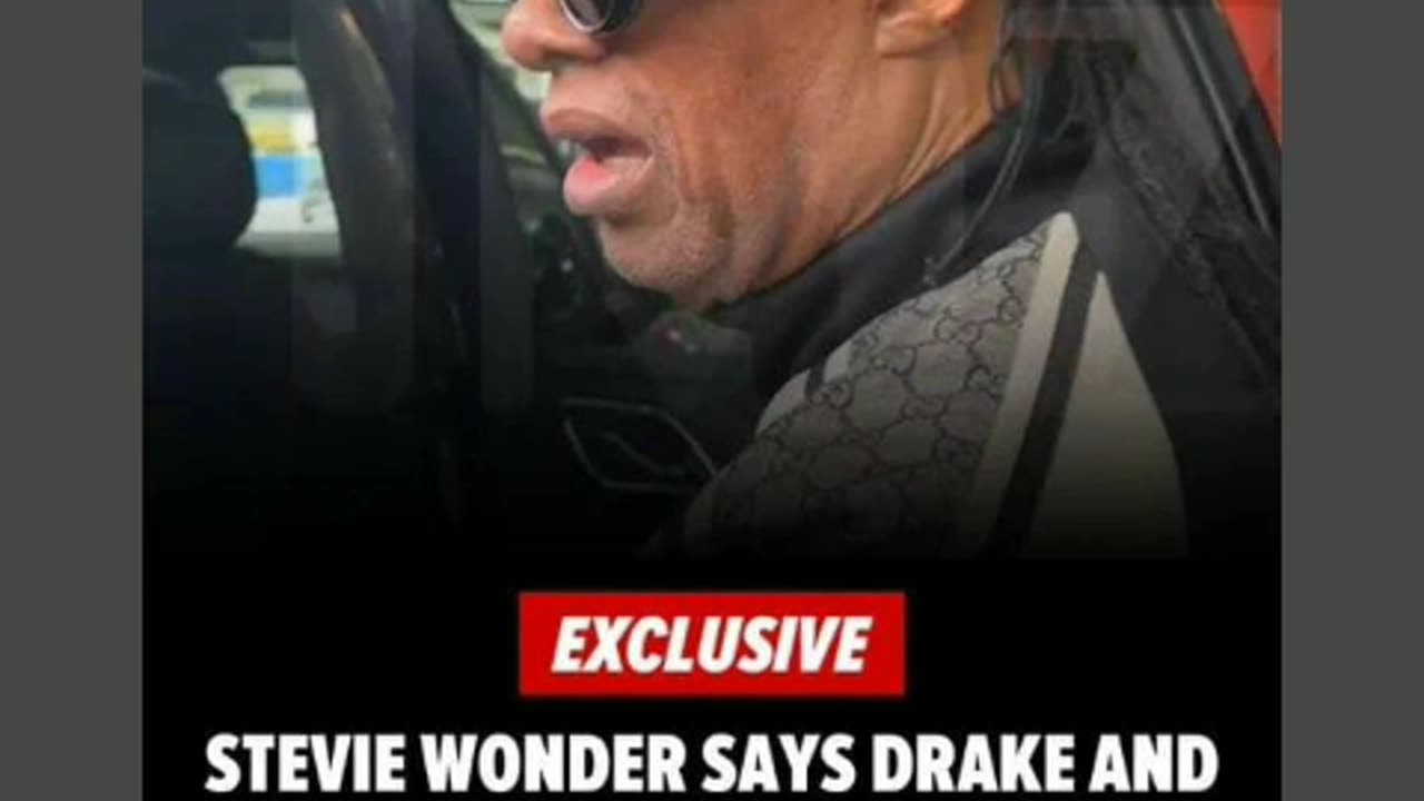 Stevie wonder saying about Kendrick lamar and drake beef he says cut crap 5/13/24