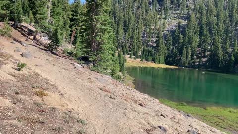 Central Oregon - Climbing Beside and Above Upper Green Lake