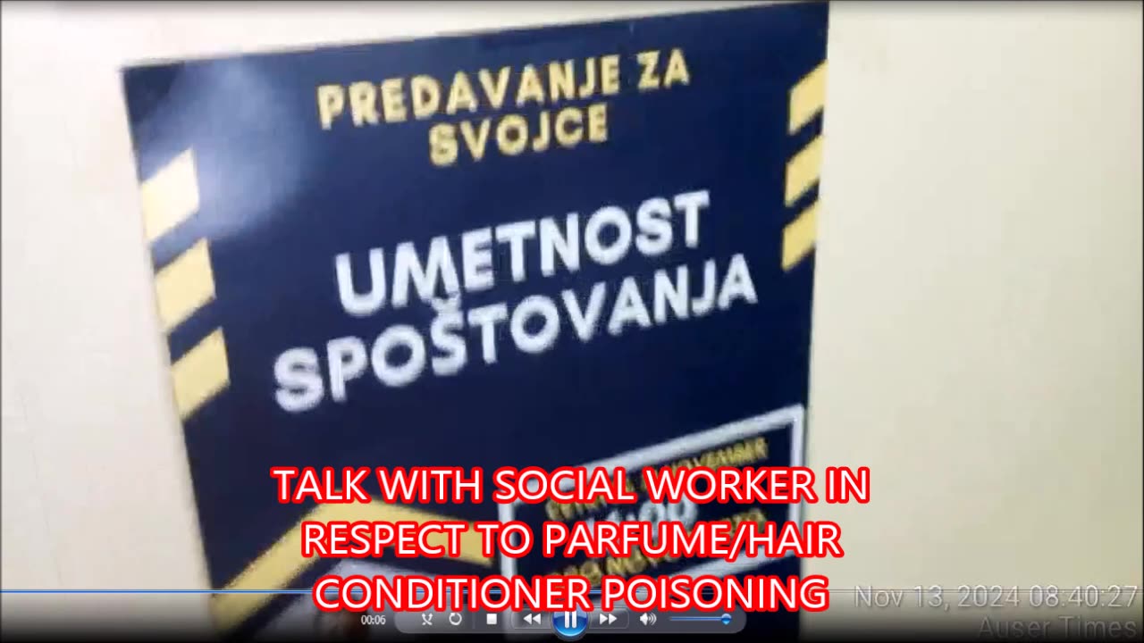 SOCIAL WORKER MOTHER PERFUME DEODORANT POISONING TALK