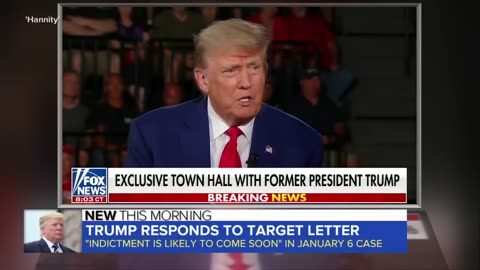 Trump responds to target letter