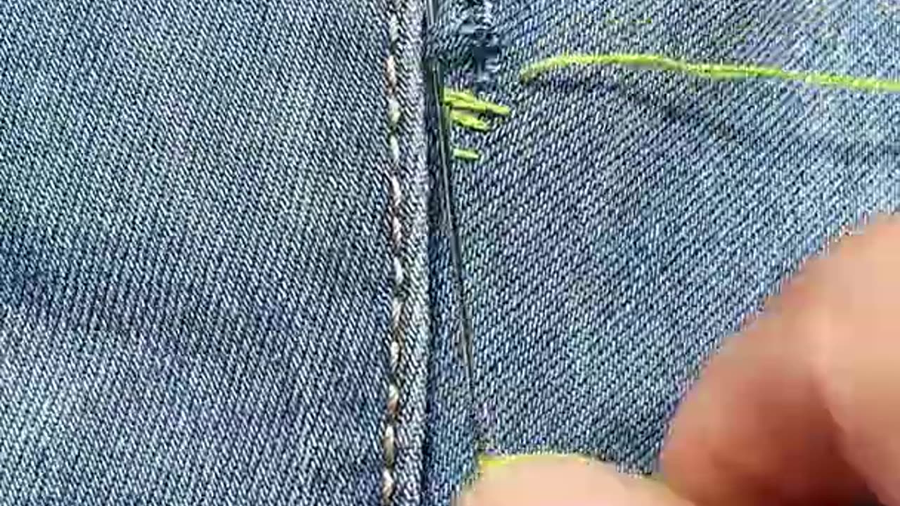 Learn to Fix Hole in Clothes Part 1059 #shorts