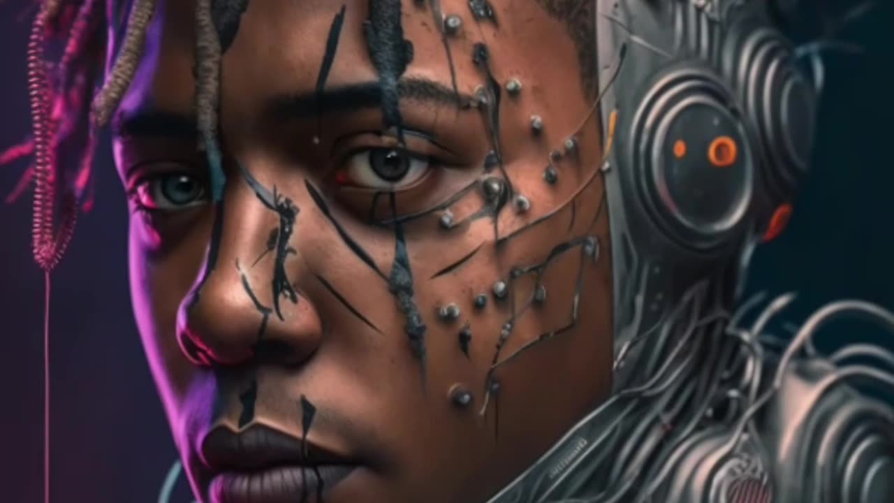 AI Depicts Juice WRLD in a Futuristic World