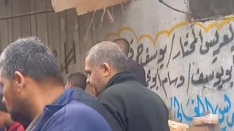 Humanitarian aid being sold in Rafah, Gaza.