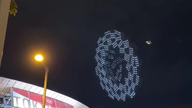 Wow!! Tokyo 2020 drone show