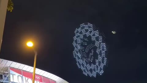 Wow!! Tokyo 2020 drone show