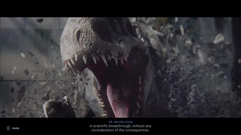 The opening of the first mission and Jurassic world evolution 2. Base game campaign