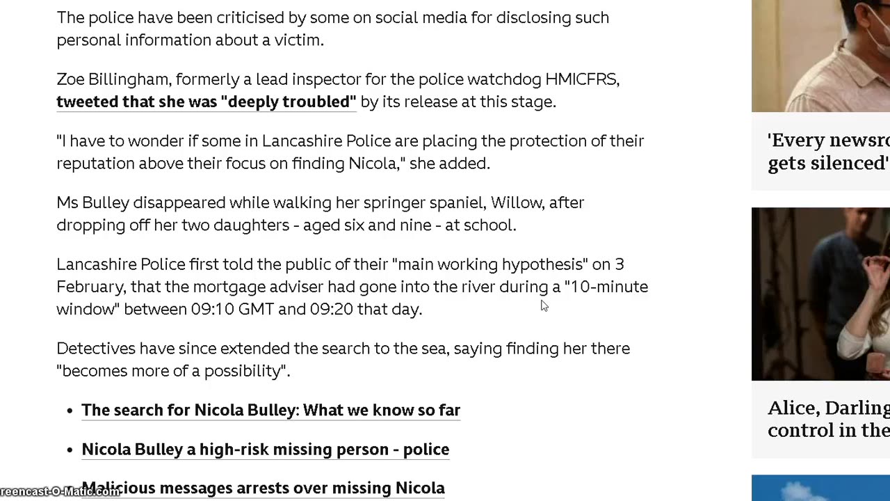 Nicola Bulley Story is just a script