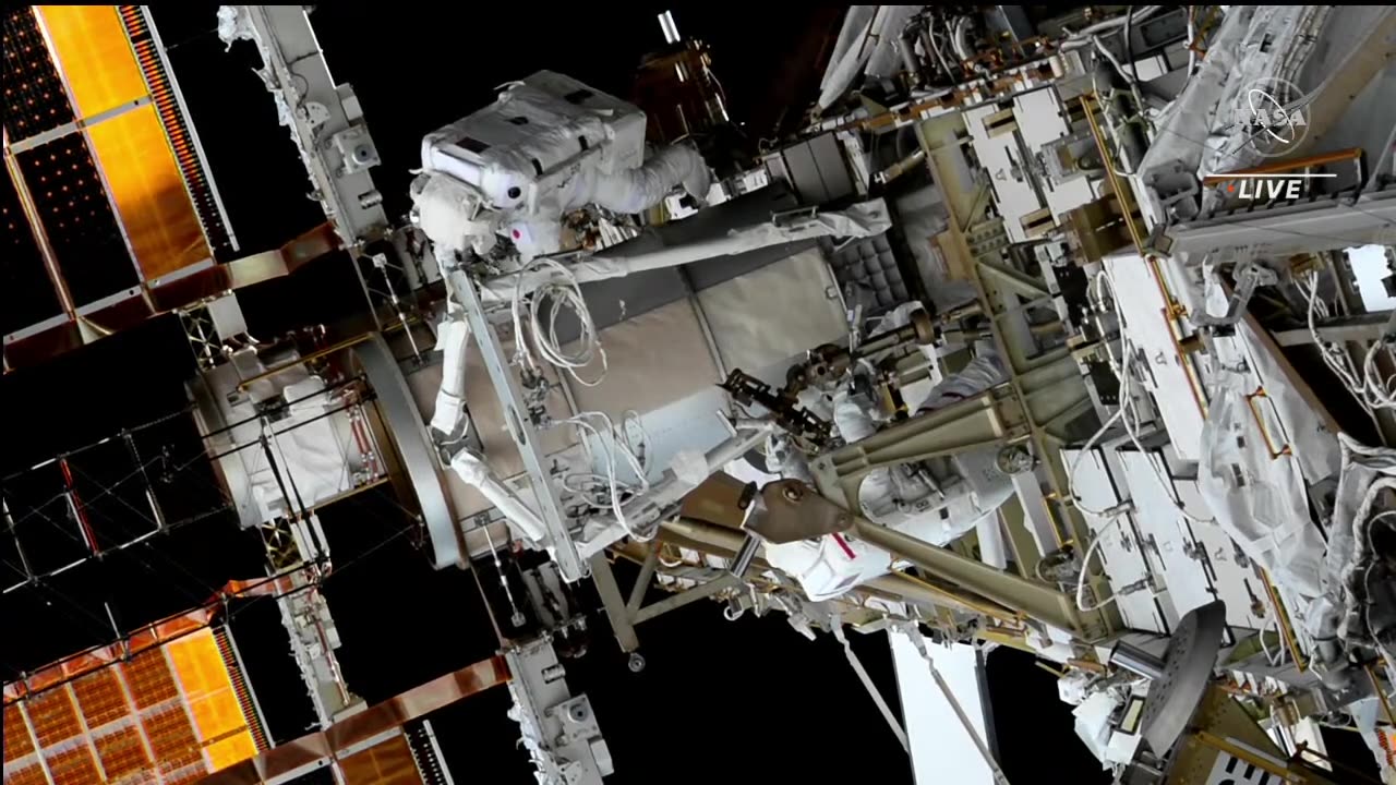 Spacewalk with Astronauts Nicole Mann and Koichi Wakata at the Space Station (Feb. 2, 2023)