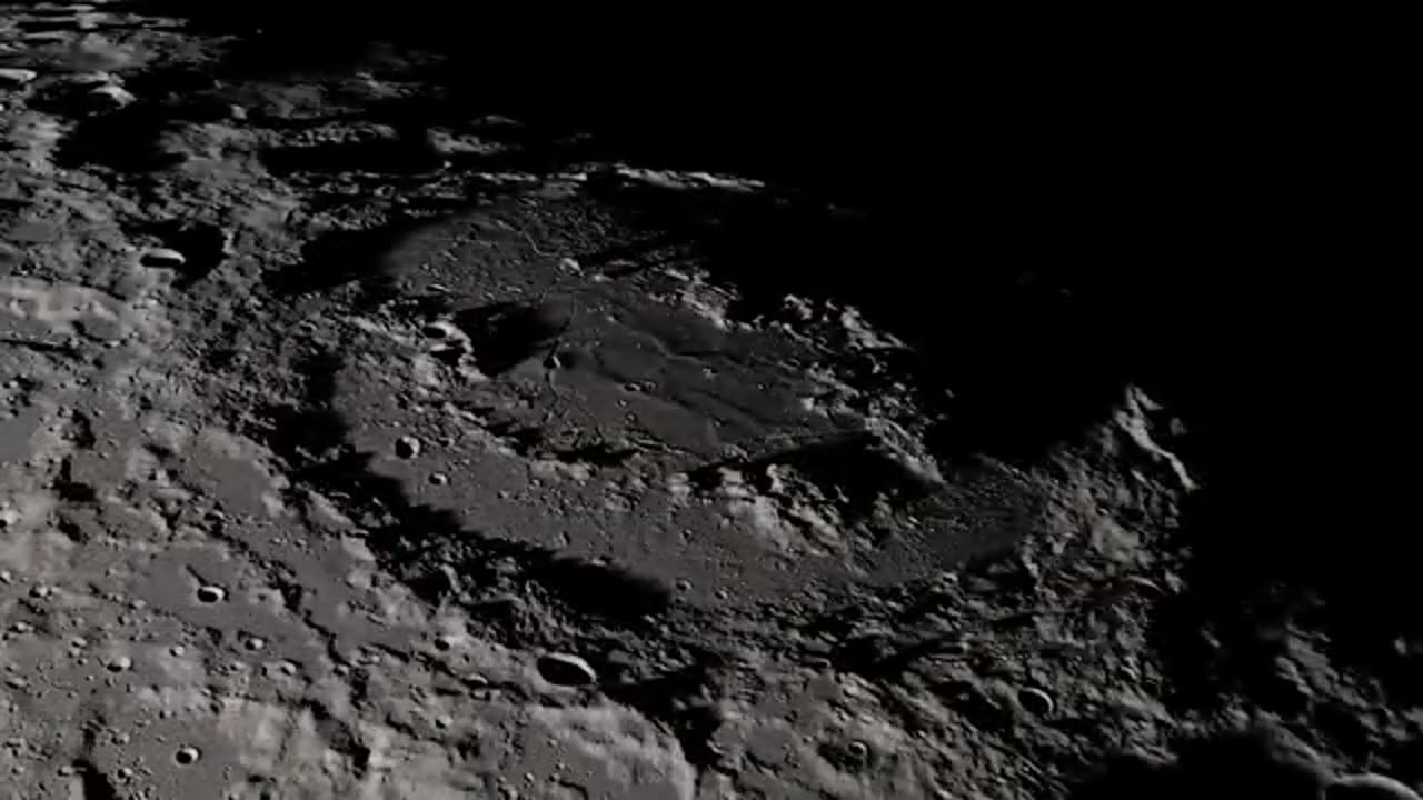 Moon - Close Up View - Real Sound. HD