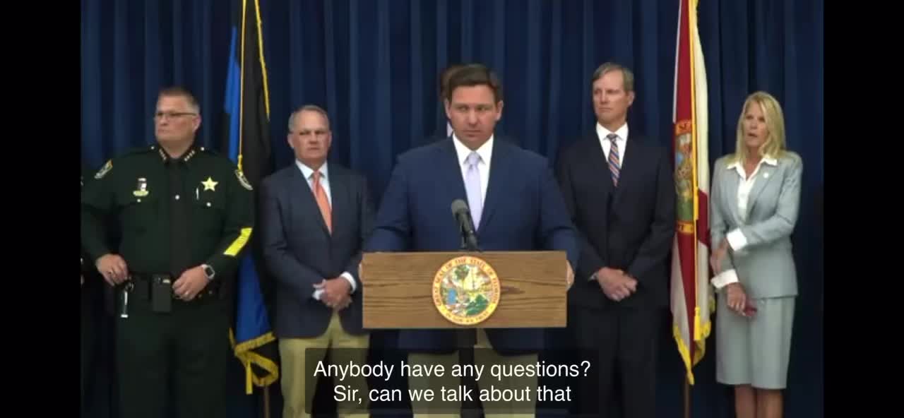 Governor Desantis addressed Terminated Battalion Chief