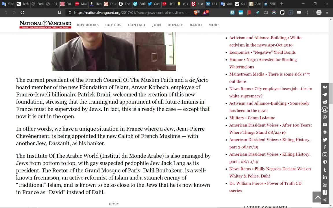 Хроники геноцида Белой Расы 29.08.19