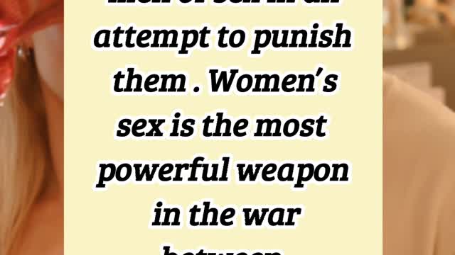 What's Powerful Weapon by Women for Men?..🥰 | Psychology Facts | Life Factualism #psychologyfacts