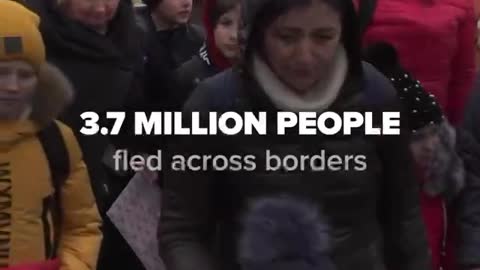 3.7 million fled away