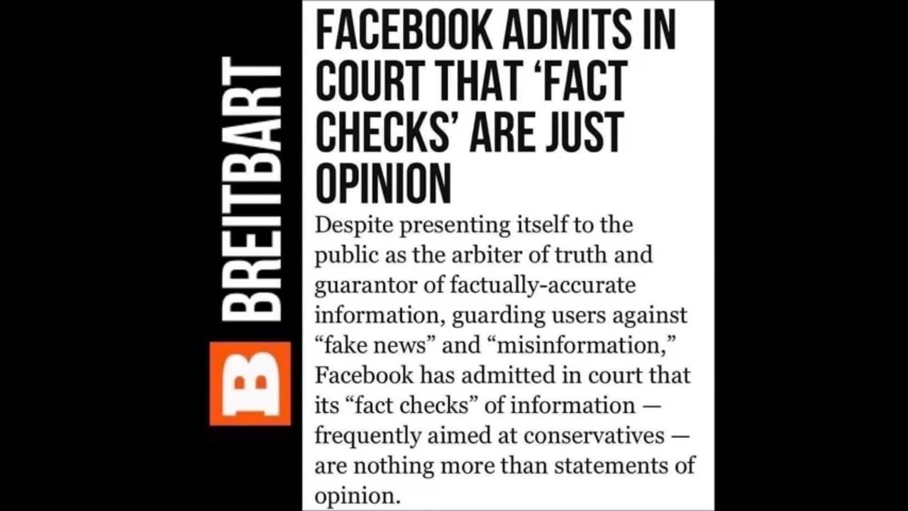 Fact Checkers are just opinions