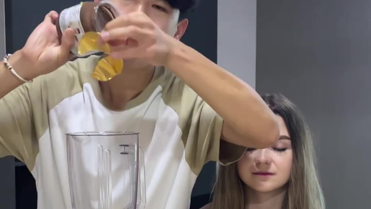 Left or Right (Create A Drink Challenge Part 5!) feat @PANDAGIRLOFFICIAL #shorts