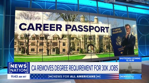 Degree requirement removed for at least 30K jobs in California | NewsNation Now