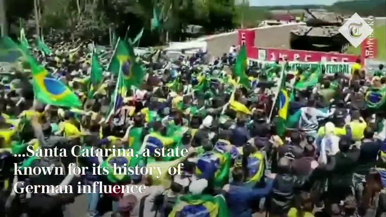 President Bolsonaro supporters make Nazi salute in election loss rallies