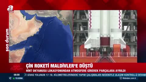 Çin’in Kontrolden Çıkan Roketi Düştü / A Haber