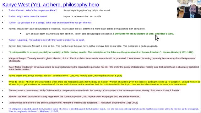Kaynye West, music & philosophy hero