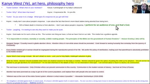 Kaynye West, music & philosophy hero