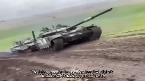 Trophäen kommen in rasender Geschwindigkeit: Ukrainische Verteidiger „ziehen“ zwei russische Panzer