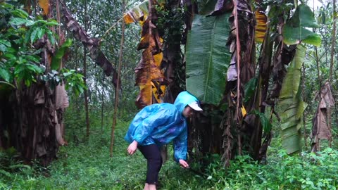 complete great shelter tent in the rain in forest-11