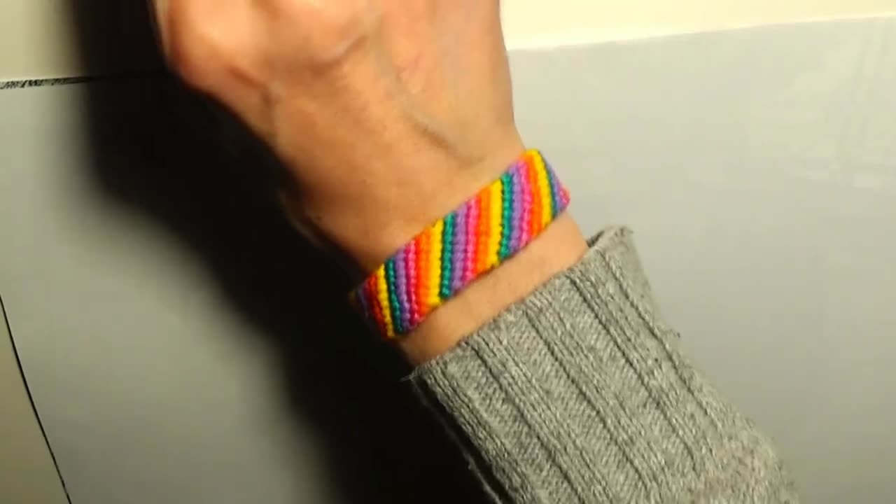 DIY Candy Stripe Friendship Bracelet Tutorial