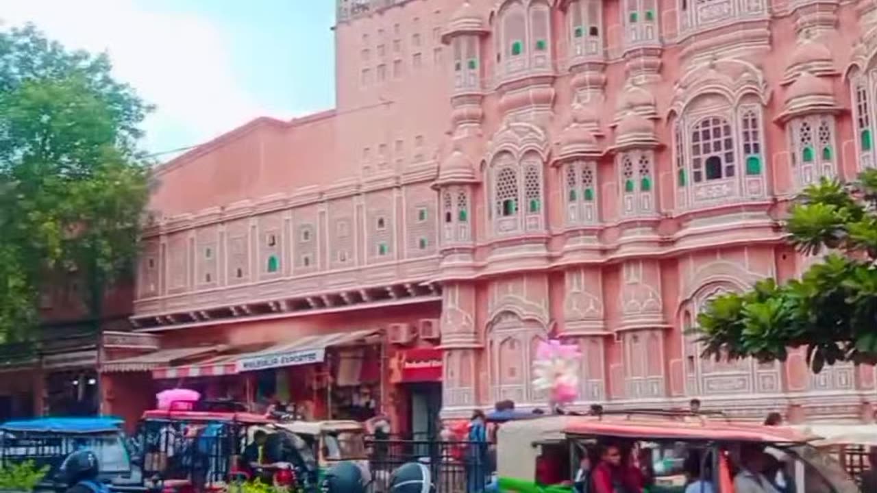 जयपुर में हबामहल सीन