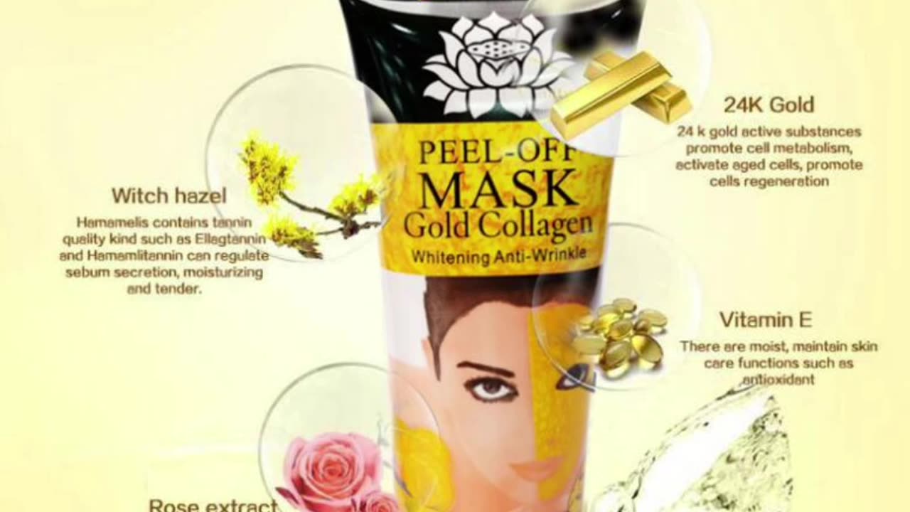 Gold Collagen Peel off Mask