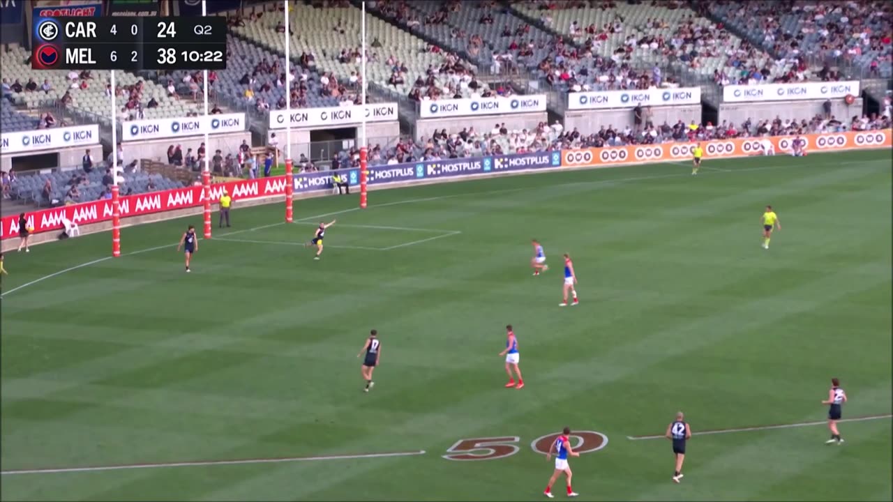 Carlton Match Highlights - AFL Pre-Season 2024 vs Melbourne Demons