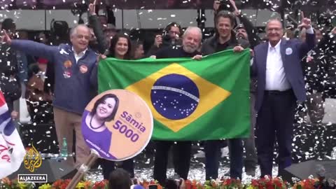 Brazil elections_ Crowds rally for former President Lula