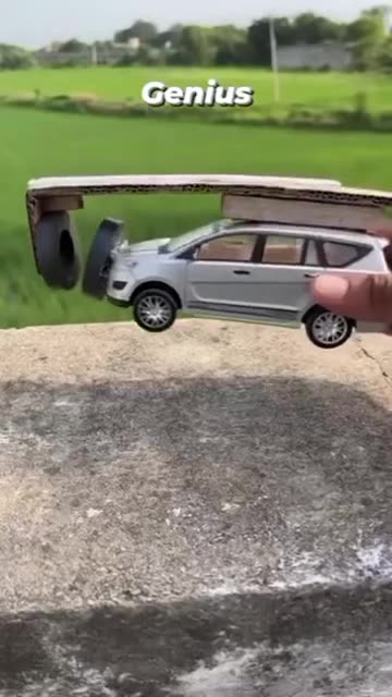 연료없이 자석만으로 자동차 굴리기.avi