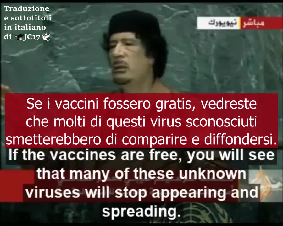 Muammar Gaddafi Warned Of Big Pharma Years Ago