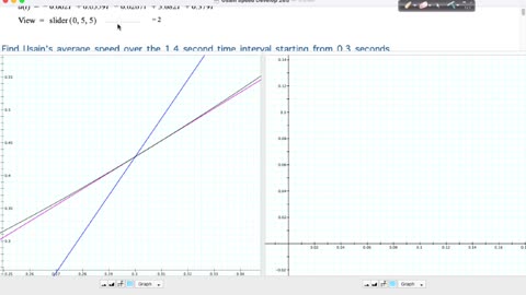 MAT 265 Fri Jan 21: Average & Instantaneous Speed