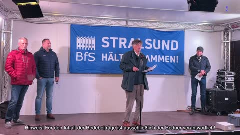 Stralsund - Redebeitrag von Klaus Bock 02-11-2022