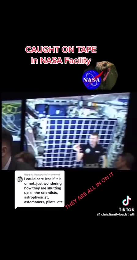 NASA uses Blue screen chroma key background to edit and fake their videos