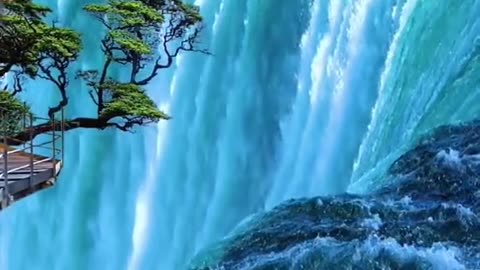 #waterfalls #beautiful scenery