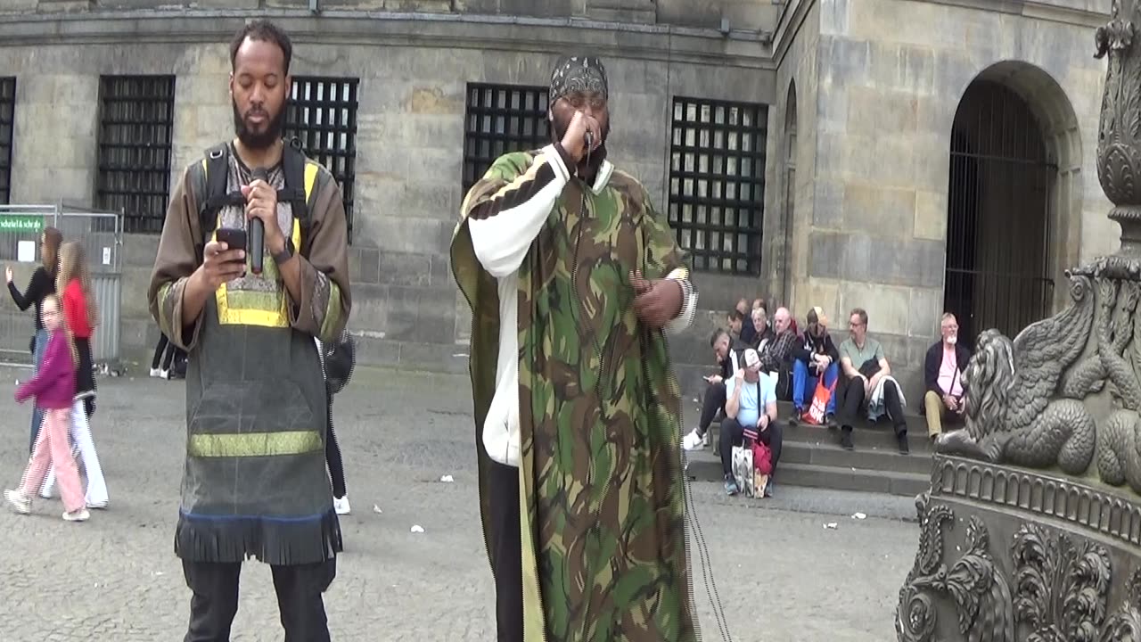 Hebrew Israelites Prophetic Camp Street Teaching 13 -4- 2024 Amsterdam (The Dam/Netherlands) Pt 1