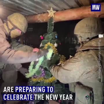Military personnel at the forefront are preparing to celebrate the New Year