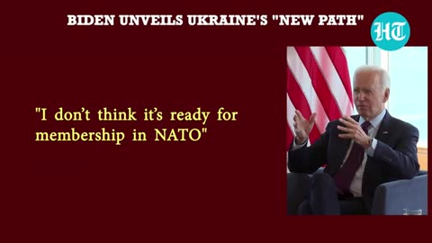 Biden Dashes Ukraine's NATO Dreams; Reveals New 'Israel-Style' Security Plan | Details