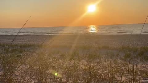 Beautiful Sunrise at the Jersey Shore, Peaceful, Relaxing, Great for meditation