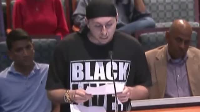 BLM activist Demands Reparations & George Floyd Bill For Schools at Frisco, TX City Council