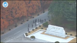 Dramatic video shows North Korean defector's escape